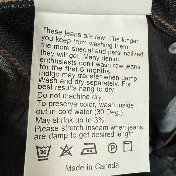 Naked & Famous Broken Twill Slub Stretch Selvedge Super Guy Men's 31 (33/34) NEW - Picture 11 of 11